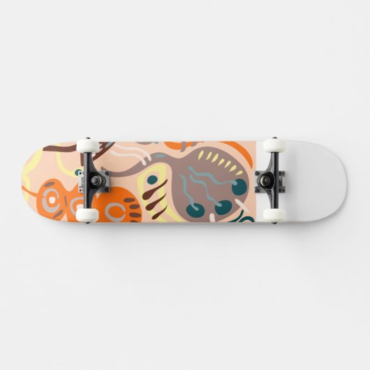 Peace flower's skateboard (Horizontaal)