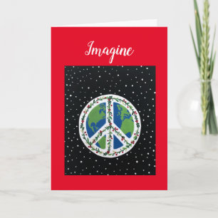Peace Folded Wenskaart Kaart
