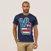 Peace for America Shirt (Voorkant volledig)