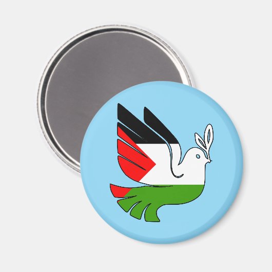 Peace for Palestine Magnet (Voorkant / Achterkant)
