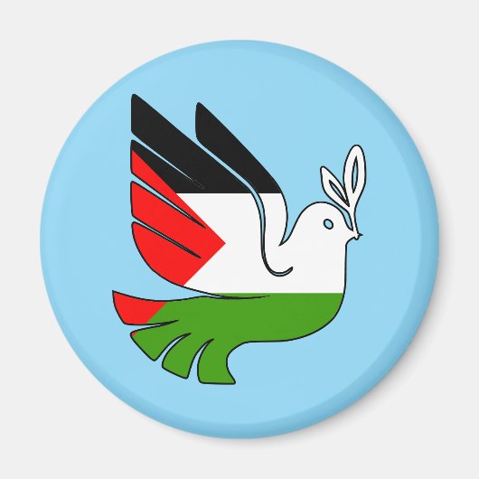 Peace for Palestine Magnet (Voorkant)