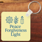Peace Forgiveness Light Keychain (Achterkant)
