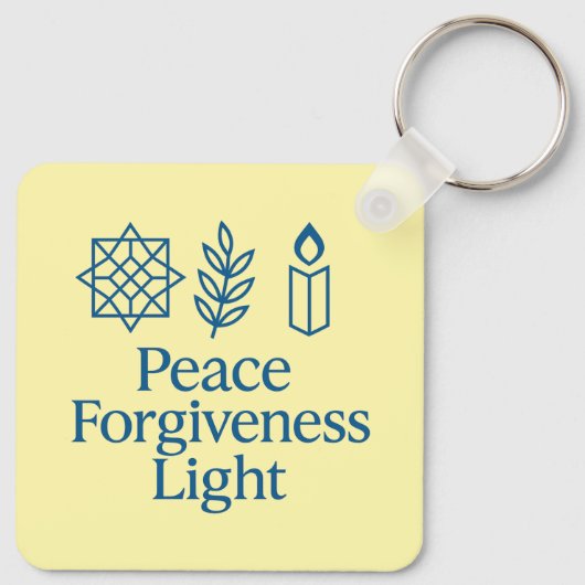 Peace Forgiveness Light Keychain (Achterkant)
