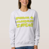 "PEACE FORMULA EQUATION" Kutontwerp. Bestel nu Trui (Voorkant)
