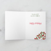 Peace Fox Bunny Winter Vrienden Natuur Kerstmis Feestdagen Kaart (Binnen)