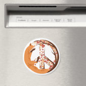 Peace Fox Magneet (Insitu (Vaatwasser))