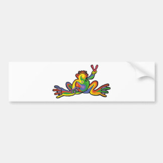 Peace Frog Bumpersticker
