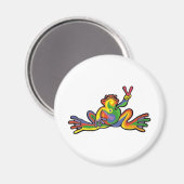 Peace Frog Magneet (Voorkant / Achterkant)