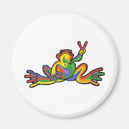 Peace Frog Magneet (Voorkant)