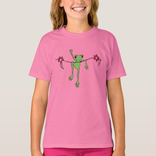 Peace Froggy T-shirt (Voorkant)