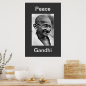 PEACE GANDHI POSTER (Keuken)