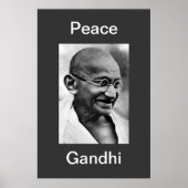 PEACE GANDHI POSTER (Voorkant)
