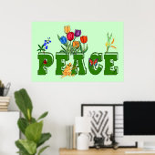 Peace Garden Poster (Thuiskantoor)