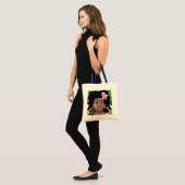 Peace Girl Tote Bag (Voorkant (model))