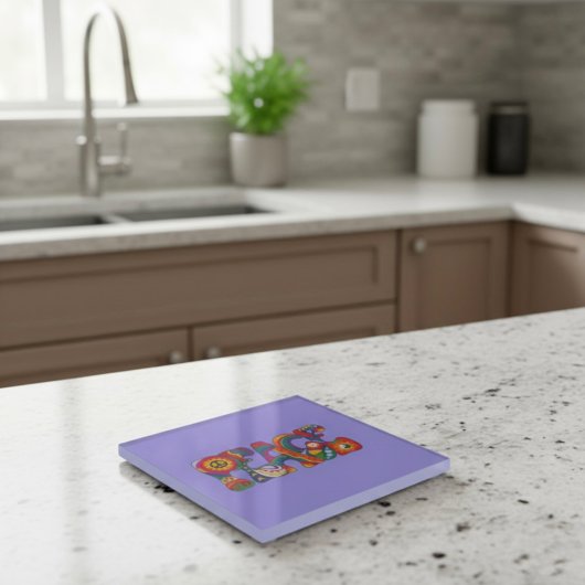 Peace Glass-Onderzetter Glazen Onderzetter