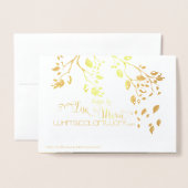 Peace Glitzy Holiday Kaart met Doe en Buck (Met envelop)