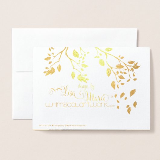 Peace Glitzy Holiday Kaart met Doe en Buck (Met envelop)