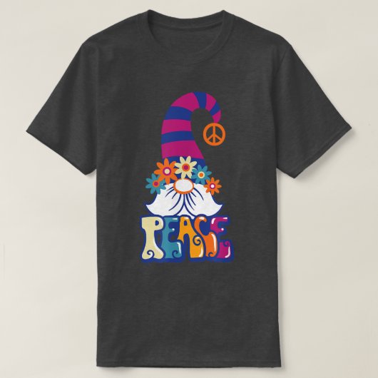 Peace Gnome Garden Fairy T-shirt (Design voorkant)
