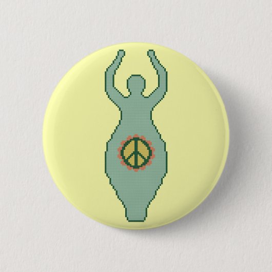 Peace Goddess Button (Voorkant)