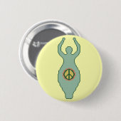 Peace Goddess Button (Voorkant /achterkant)