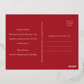 Peace Gold Foil Holiday-kaart Folie Feestdagen Briefkaart (Achterkant)