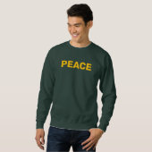 PEACE Gold Logo Green Trui (Voorkant volledig)