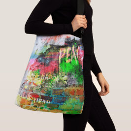 Peace Graffiti Bag Crossbody Tas