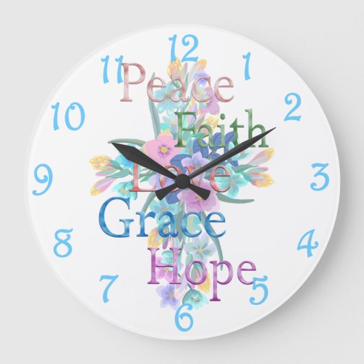 Peace grote klok (Voorkant)