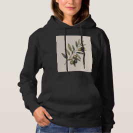 Peace Grows Here | Vintage Olive Branch Botanical  Hoodie