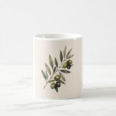 Peace Grows Here | Vintage Olive Branch Botanical Koffiemok (Center)