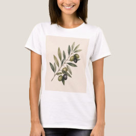 Peace Grows Here | Vintage Olive Branch Botanical T-shirt