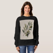 Peace Grows Here | Vintage Olive Branch Botanical Trui (Voorkant volledig)