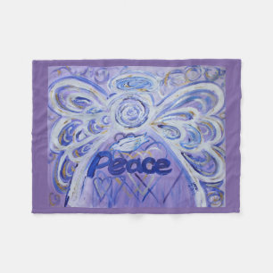 Peace Guardian Angel Art Custom Fleece Deken