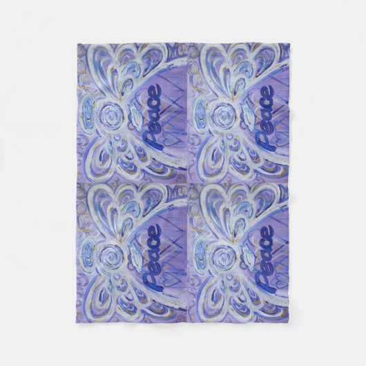 Peace Guardian Angel Art Custom Fleece Deken (Voorkant)