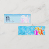 Peace Guitar Singer - Skinny Mini Visitekaartje (Voorkant / Achterkant)