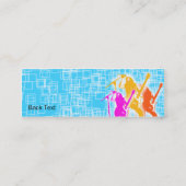 Peace Guitar Singer - Skinny Mini Visitekaartje (Achterkant)