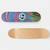 Peace Guitar-skateboard Persoonlijk Skateboard (Horizontaal)