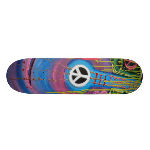 Peace Guitar-skateboard Persoonlijk Skateboard