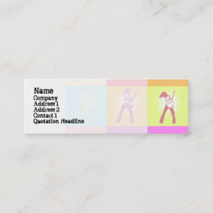 Peace Guitar - Skinny Mini Visitekaartje