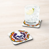 "Peace Hakuna Matata" Circular Art Print Drankjes Onderzetter (Rechterzijde)