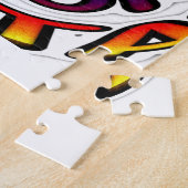 "Peace Hakuna Matata" Circular Art Print Legpuzzel (Zijkant)