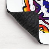 "Peace Hakuna Matata" Circular Art Print Muismat (Hoek)