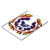 "Peace Hakuna Matata" Circular Art Print Notitieboek (Linkerzijde)