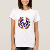 "Peace Hakuna Matata" Circular Art Print T-shirt (Voorkant)