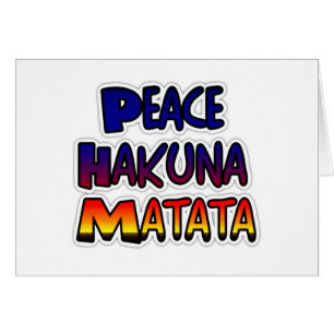 Peace Hakuna Matata Gifts Products