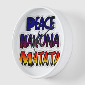 Peace Hakuna Matata Gradient Art (Hoek)