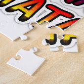 Peace Hakuna Matata Gradient Art Legpuzzel (Zijkant)