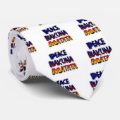 Peace Hakuna Matata Gradient Art Stropdas (Opgerold)