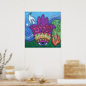 Peace Hamsa Print (Keuken)
