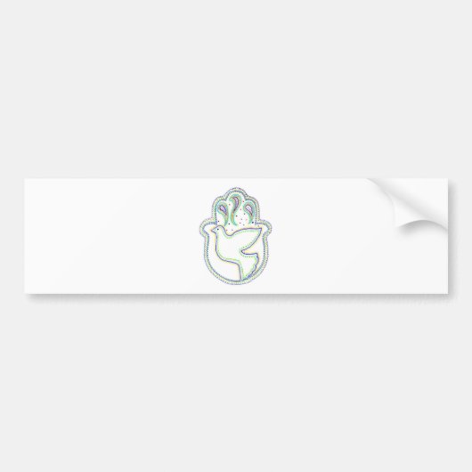 peace hamsah.jpg bumpersticker (Voorkant)
